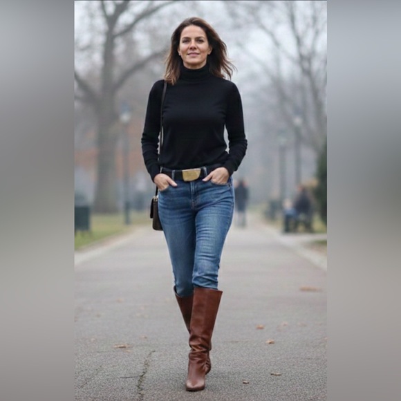 Burberry Brushed Gold Tone Shield Buckle Belt Buckle Prong to holes 31"- 35" NWT - Picture 2 of 8